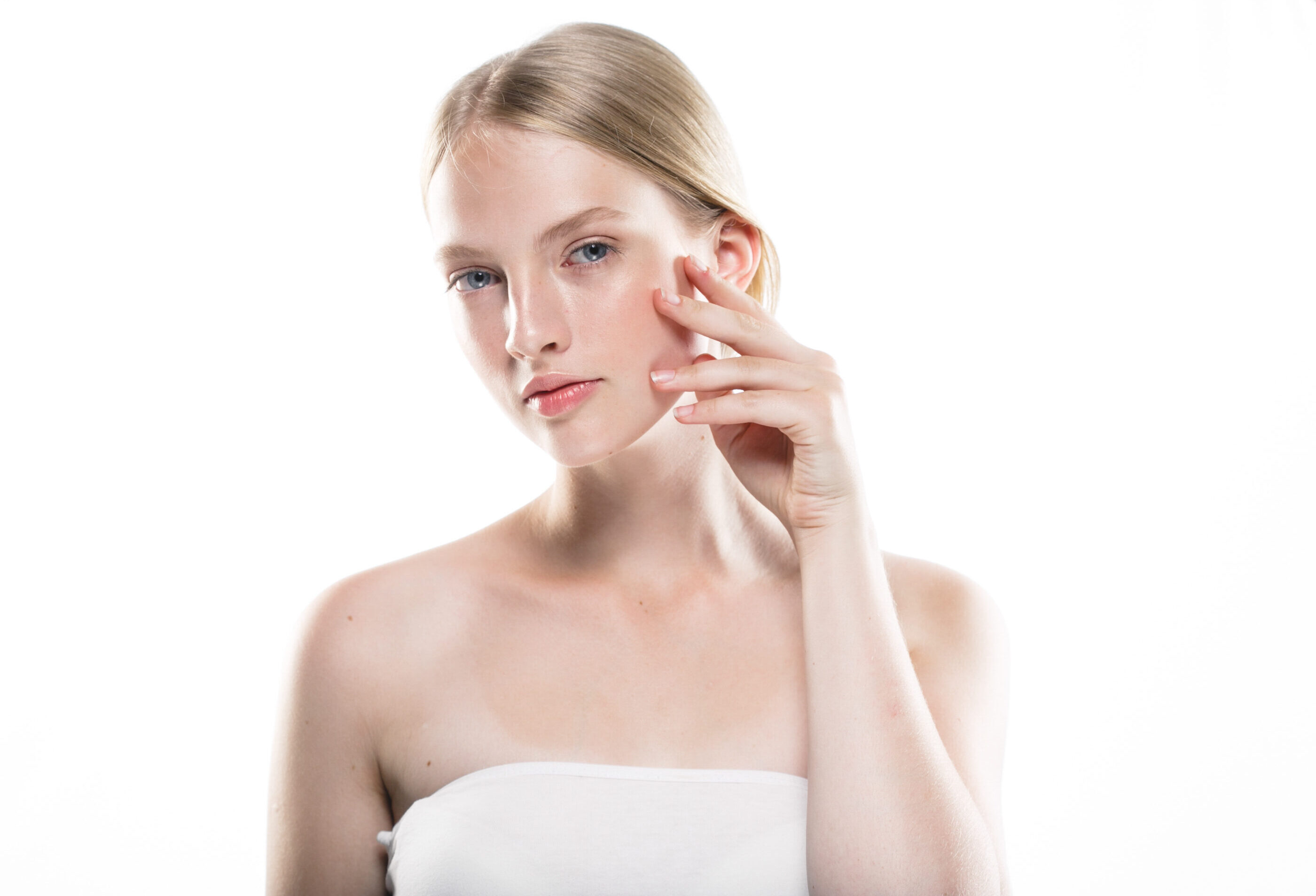Skin care woman healthy beauty skin portrait